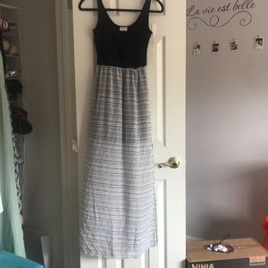 La hearts maxi dress